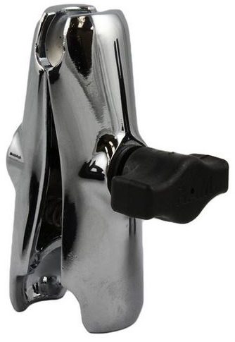 CHROME RAM DOUBLE SOCKET ARM FOR 1" BALL