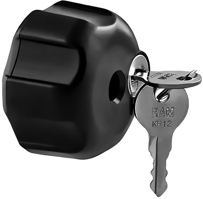 KNOB W/ LOCK BRASS HOLE B SIZE