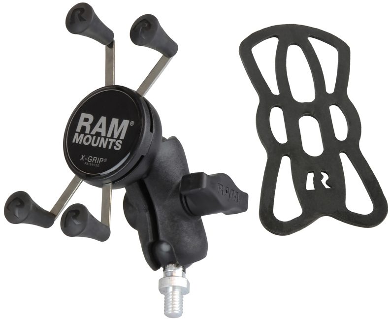RAM MNT W/ 3/8"-16 STUD X-GRIP SHORT