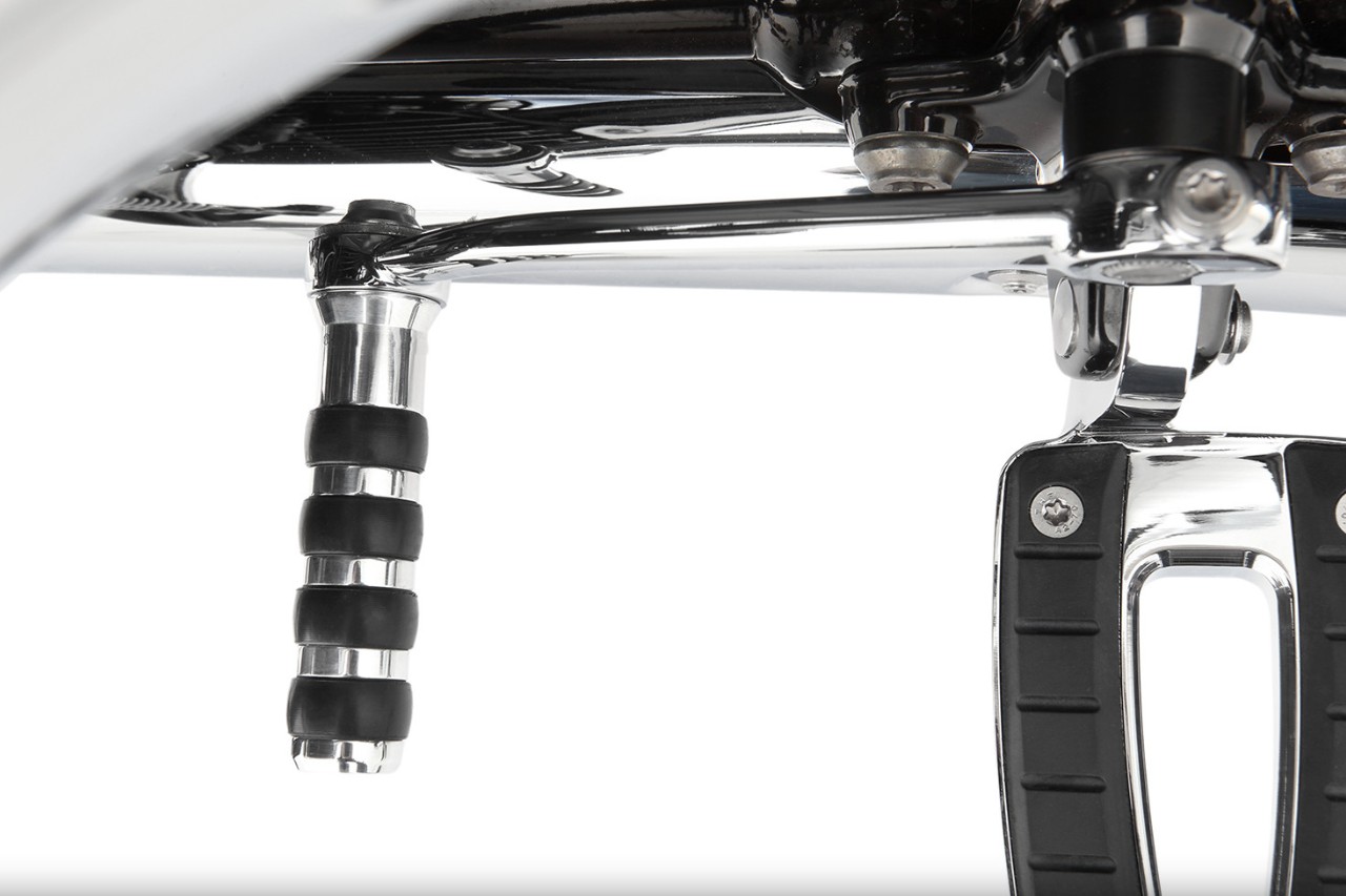 Wunderlich R18 versnellingspookverlenging voor modellen met voetsteunen - zwart of chroom foto 5