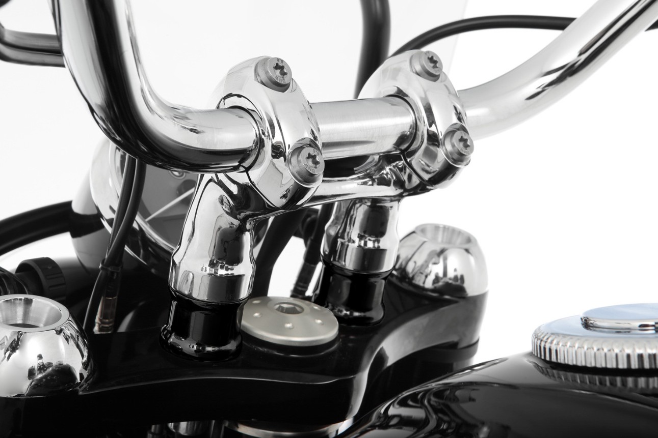 Wunderlich R18 stuurverhogers ERGO - 25mm - zwart of chroom