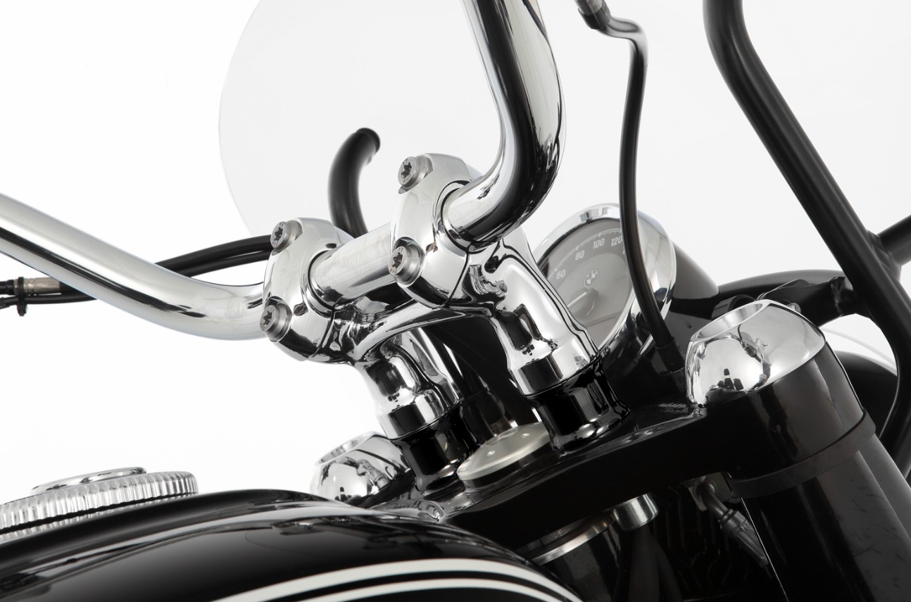 Wunderlich R18 stuurverhogers ERGO - 25mm - zwart of chroom foto 2