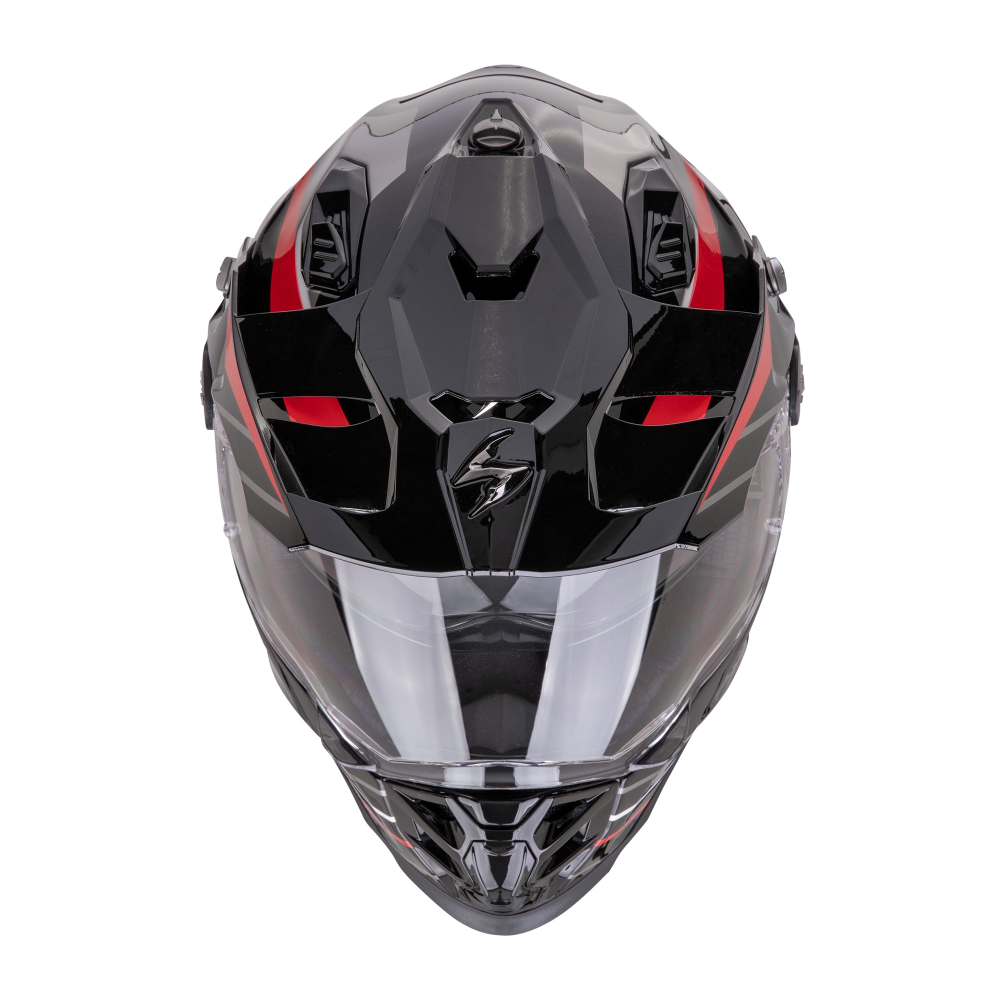 Scorpion ADF9000 - FEAT - zwart / zilver / rood foto 2