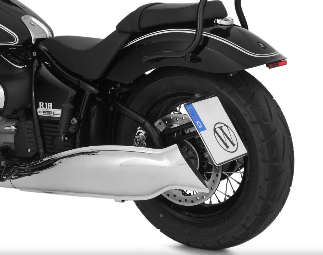 Wunderlich BMW R 18 Zij-kentekenplaathouder - zwart foto 2