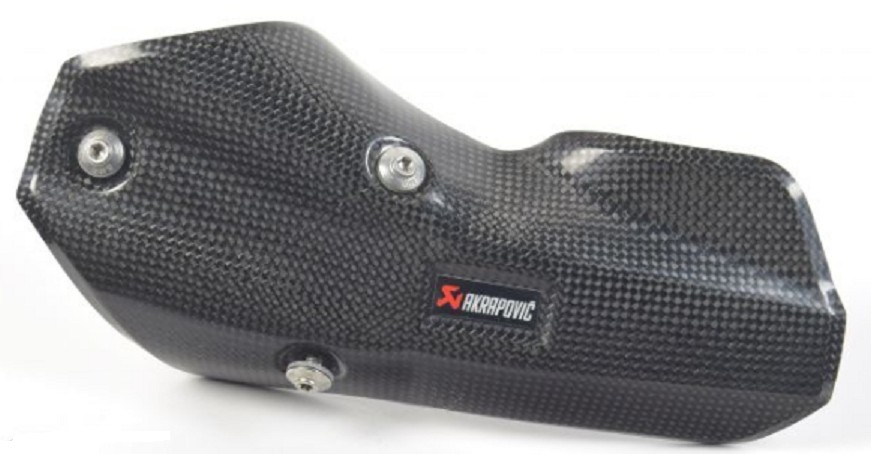Hitteschild Carbon voor Akrapovic