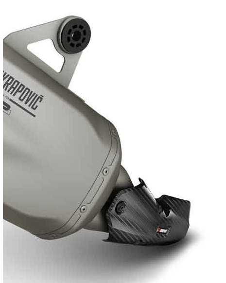 Hitteschild Carbon voor Akrapovic foto 2