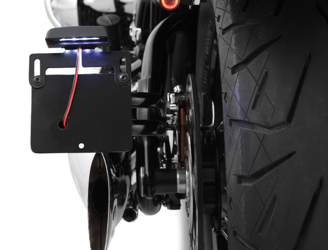 Wunderlich BMW R 18 kentekenplaathouder laag met knipperlichtsteun - M5 of M8 aansluitschroefdraad - foto 2