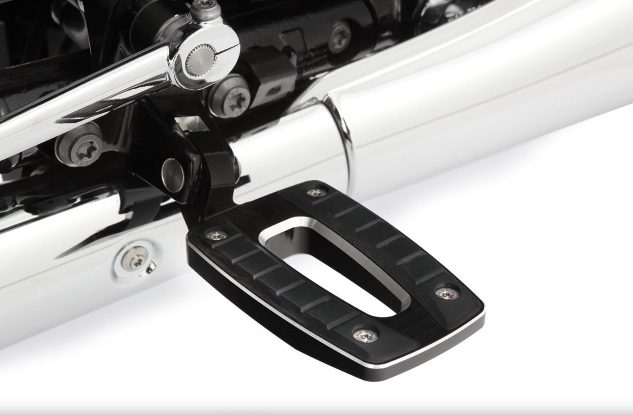 Wunderlich R18 Lage voetensteun set ERGO-COMFORT - voor modellen zonder treeplank - zwart of chroom