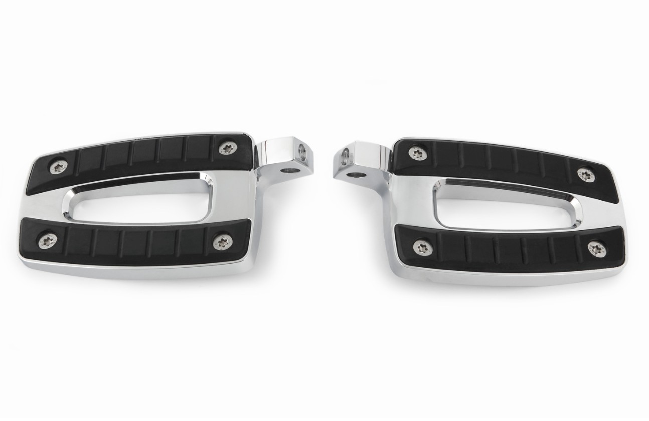 Wunderlich R18 Lage passagiersvoetsteunset ERGO-COMFORT - zwart of chroom foto 3