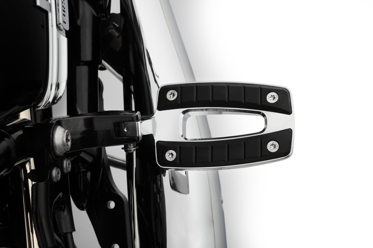 Wunderlich R18 Lage passagiersvoetsteunset ERGO-COMFORT - zwart of chroom foto 8