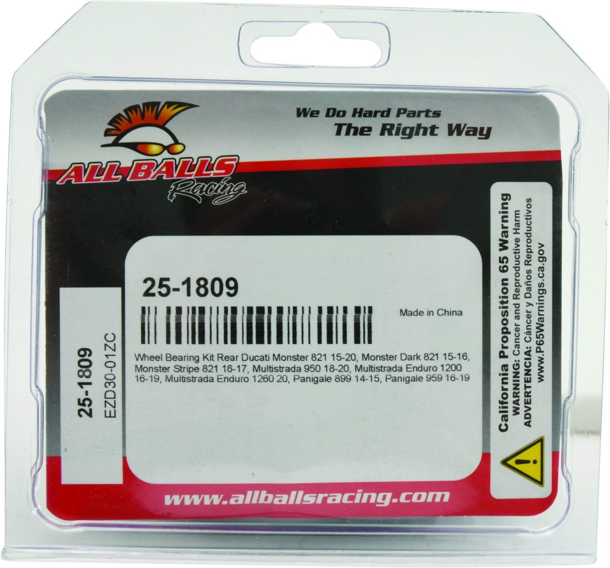 WHEEL BEARING KIT 25-1809 foto 3