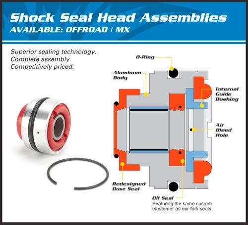 REAR SHOCK SEAL HEAD KIT 37-1012 foto 2