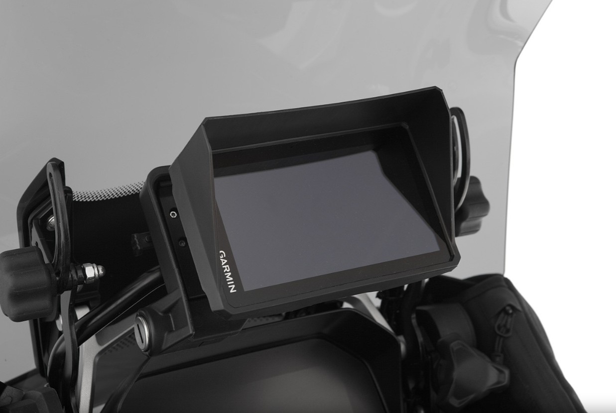Wunderlich zonnescherm tegen verblinding GARMIN Zumo XT - zwart