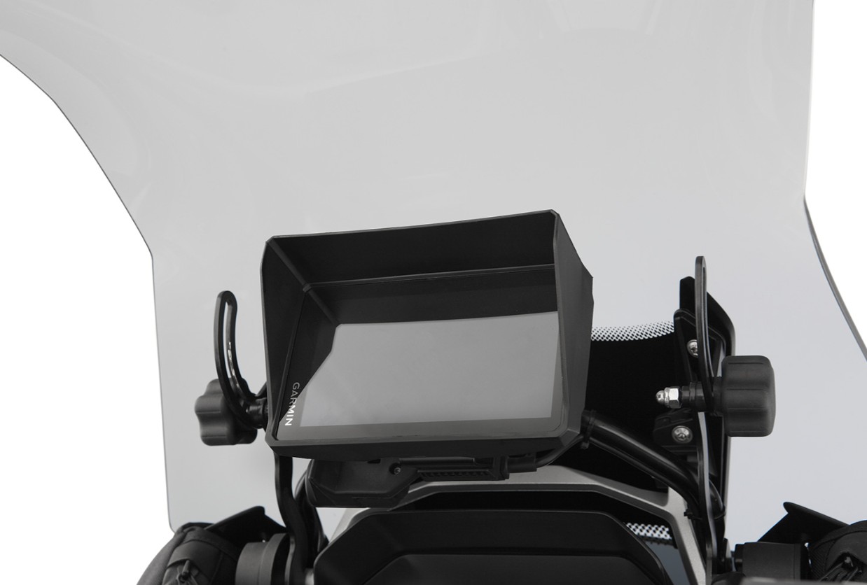 Wunderlich zonnescherm tegen verblinding GARMIN Zumo XT - zwart foto 3