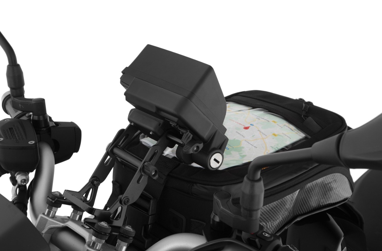 Wunderlich aanpassing voor originele GPS houder - zwart foto 3