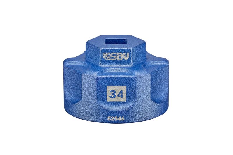 3/8" Aluminium Socket 34  mm 6-point SBV