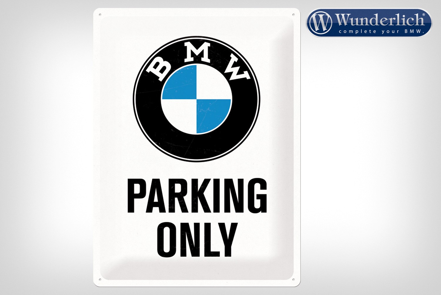 Wunderlich Metalen bord «BMW Parking Only«