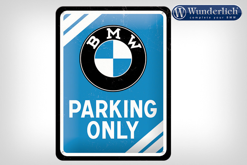 Wunderlich Metalen bord 'BMW Parking Only'