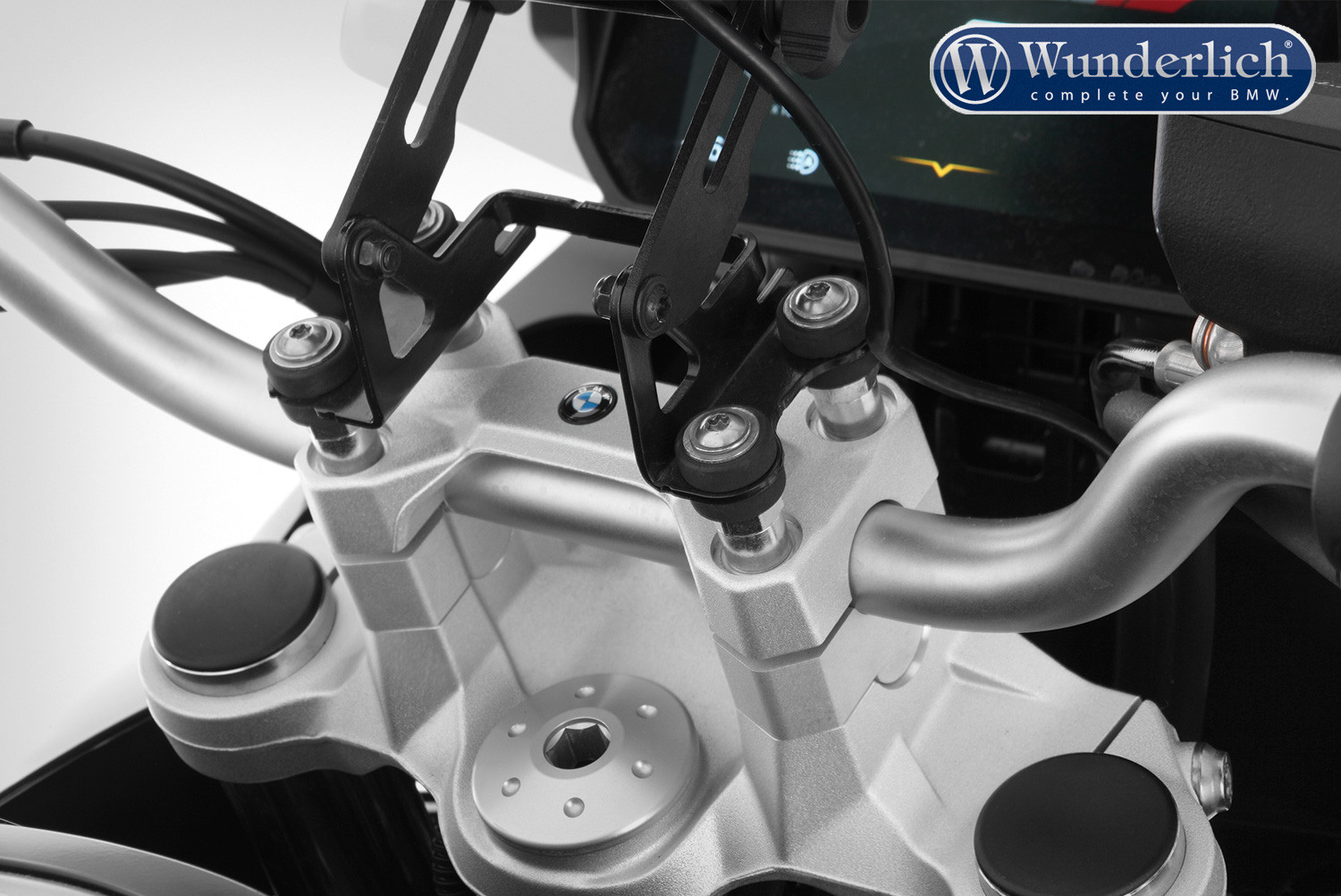 Wunderlich F 750 GS Stuurverhoger ERGO (bevestiging met navigatie)