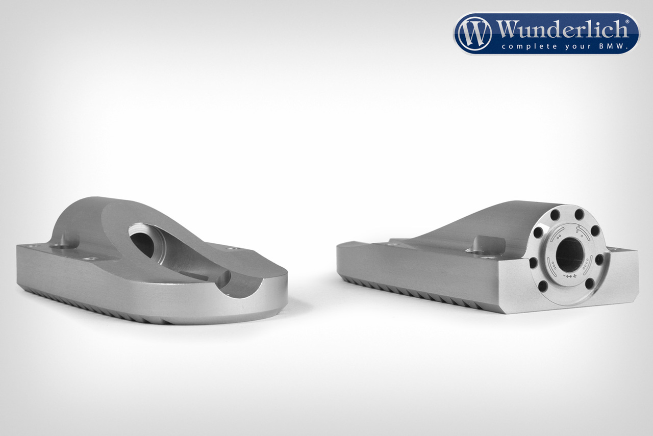 Wunderlich Vario-voetsteun EVO1 (paar) zilver foto 2