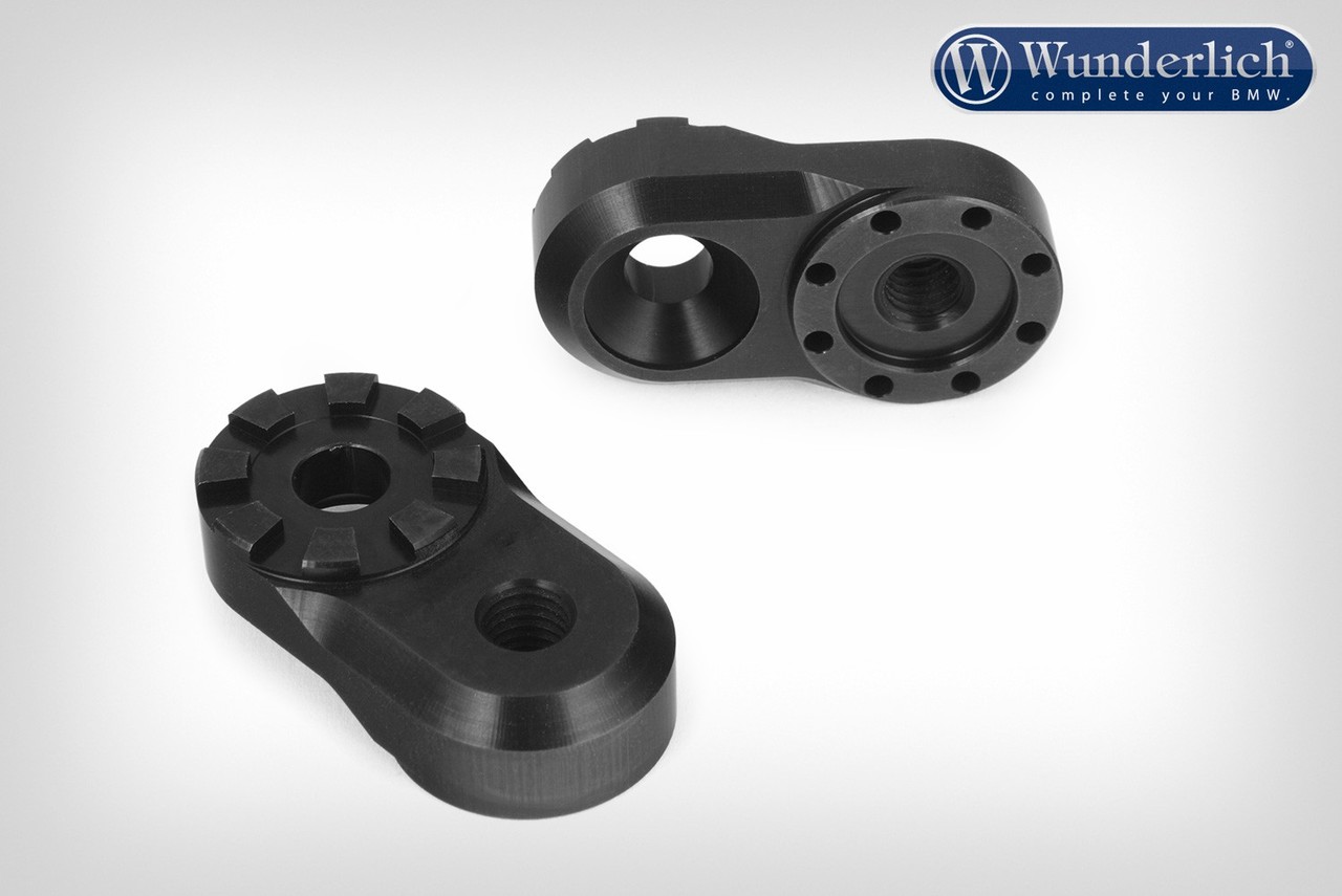 Wunderlich EVO1 adapter 23mm-zwart-paar foto 2