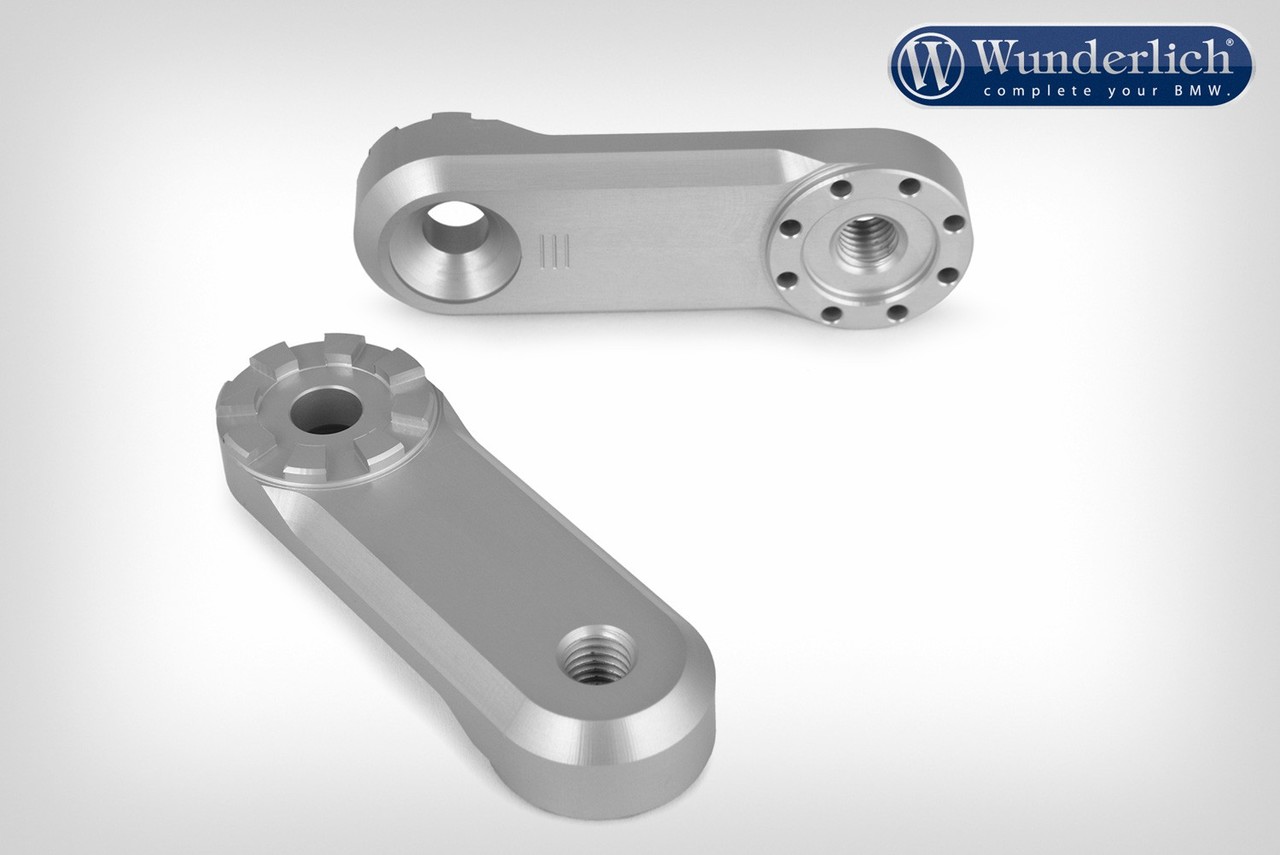Wunderlich EVO1 adapter 50mm-zilver-paar