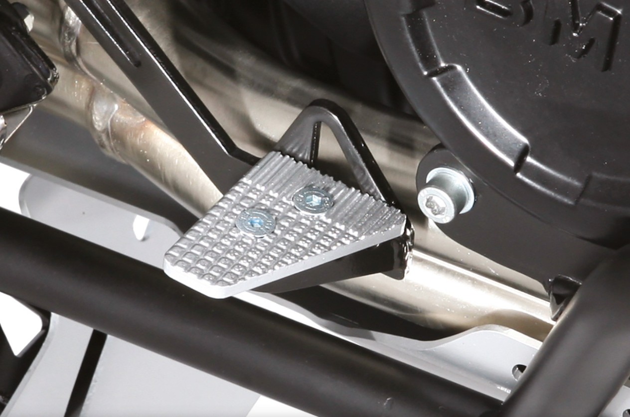 Wunderlich F 650/700/800 Rempedaal vergroting titanium / zilver foto 5