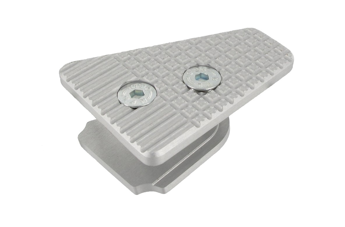 Wunderlich F 650/700/800 Rempedaal vergroting titanium / zilver foto 6
