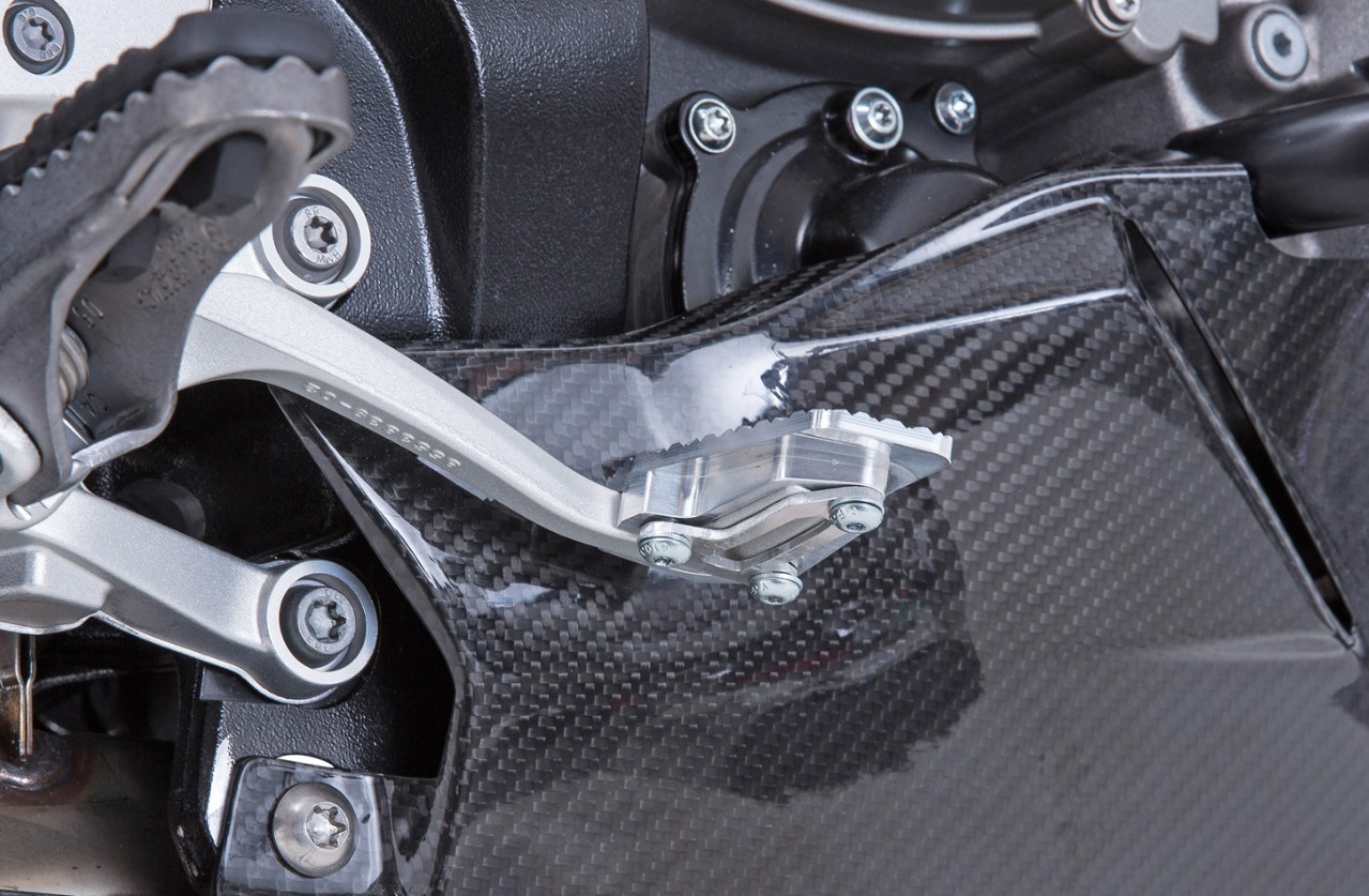 Wunderlich S 1000 XR Rempedaal vergroting zilver foto 3