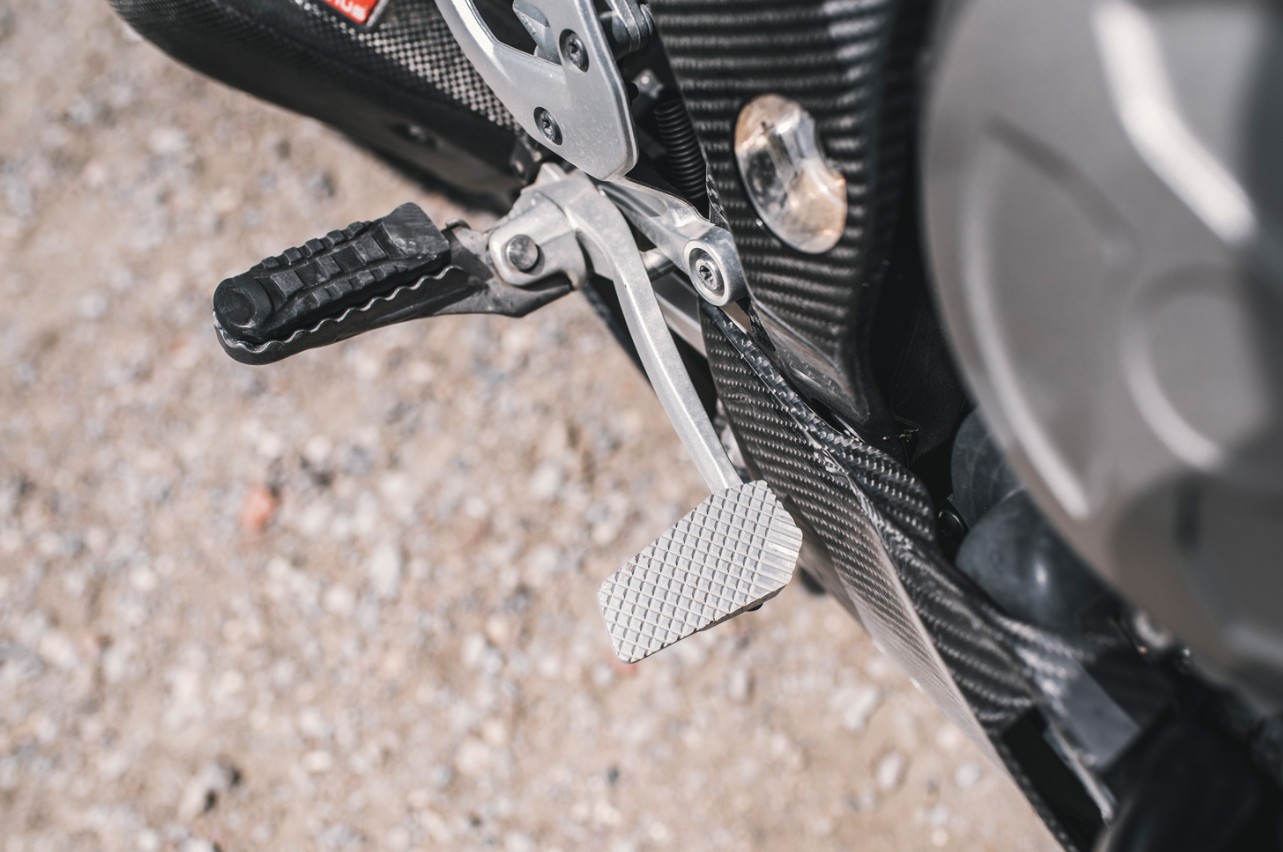 Wunderlich S 1000 XR Rempedaal vergroting zilver foto 5