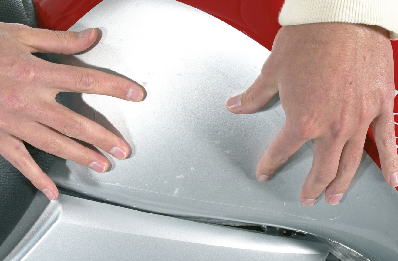 Wunderlich Lakbeschermingsfolie complete set,PremiumShield« - transparant foto 5