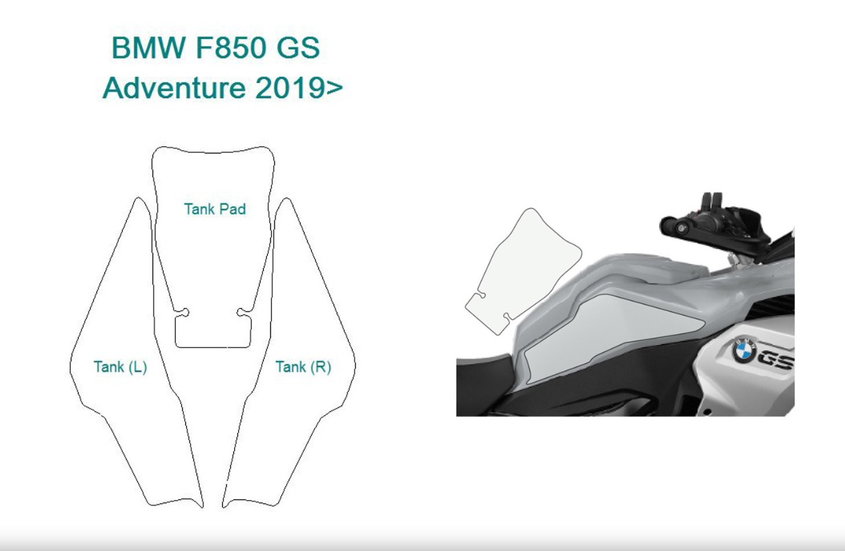 Wunderlich F 850 GSA Beschermfolie