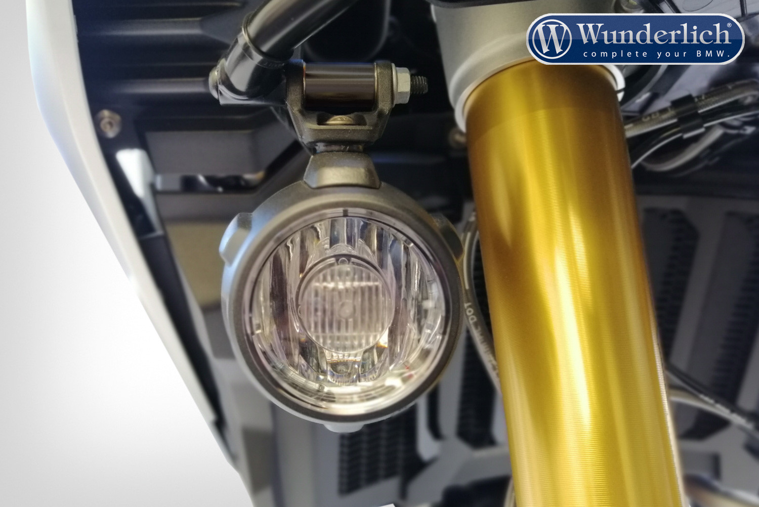 Wunderlich F750/850 GS Montageset org. extra koplampen voor tankbeschermbeugels