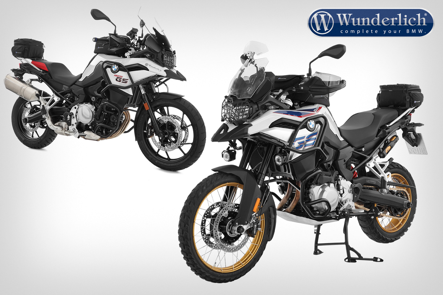 Wunderlich F750/850 GS Montageset org. extra koplampen voor tankbeschermbeugels foto 2