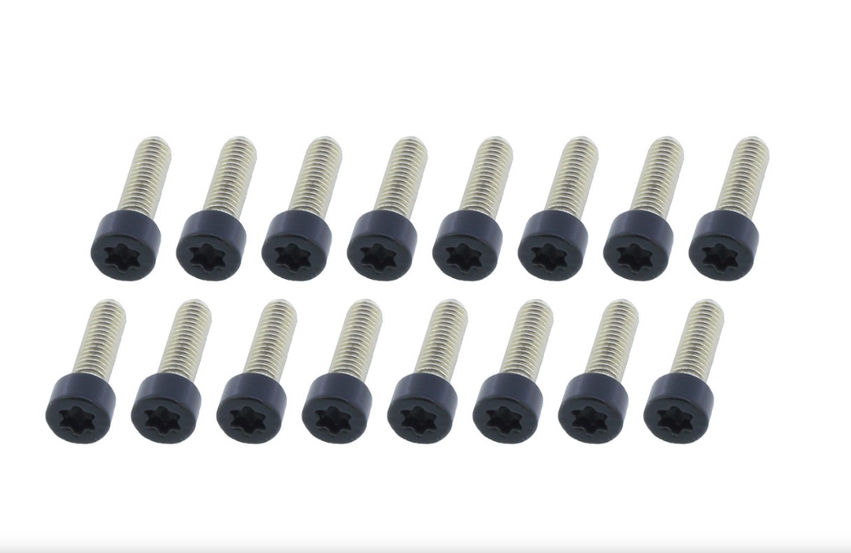Wunderlich Motorschroefset, Torx - zwart.