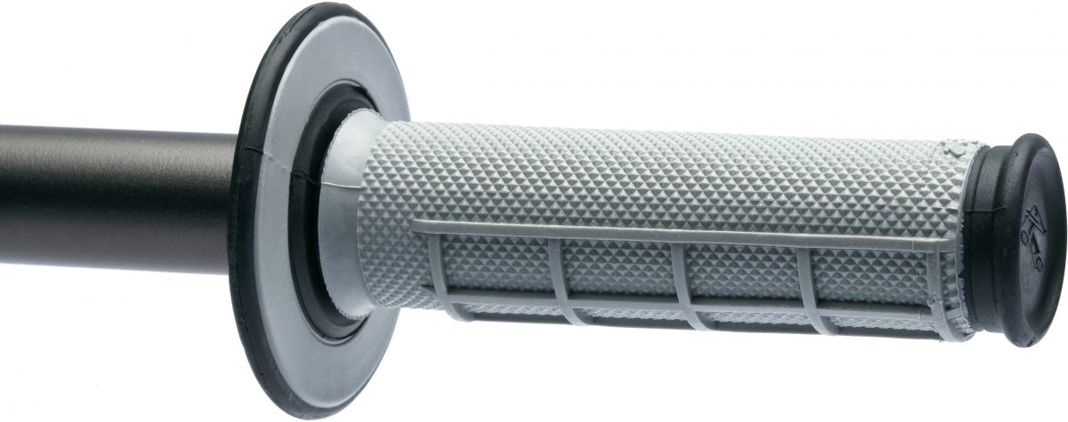 GREY/BLACK TAPERED DUAL COMPOUND GRIPS