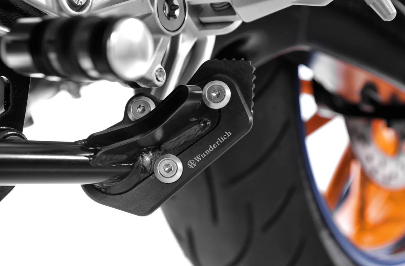 Wunderlich R 1200/1250 R Verlengstuk zijstandaardsteun zwart foto 4