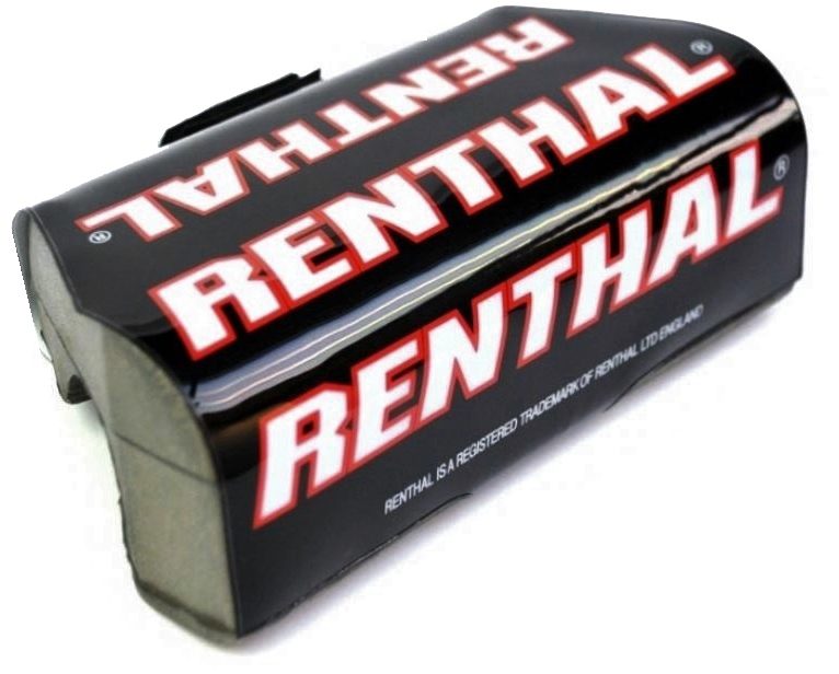 BLACK/RED TRIALS FATBAR PAD
