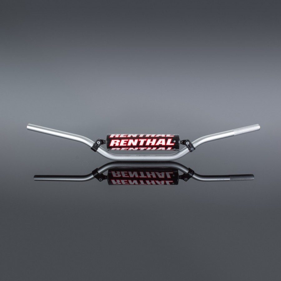 HANDLEBAR 22MM SILVER-PADDED 611