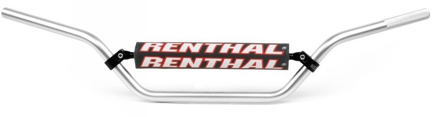 HANDLEBAR 22MM SILVER-PADDED 838