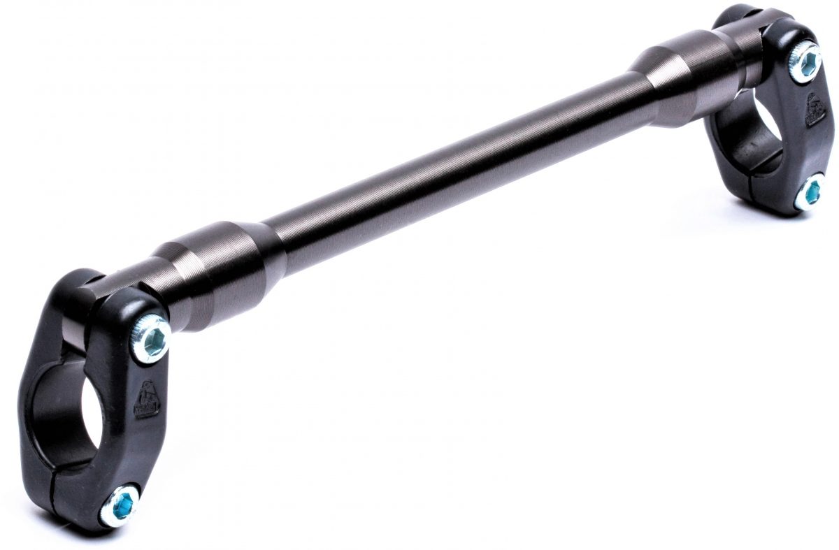 HANDLEBAR B102 BRACE & CLAMP SET TITANIUM