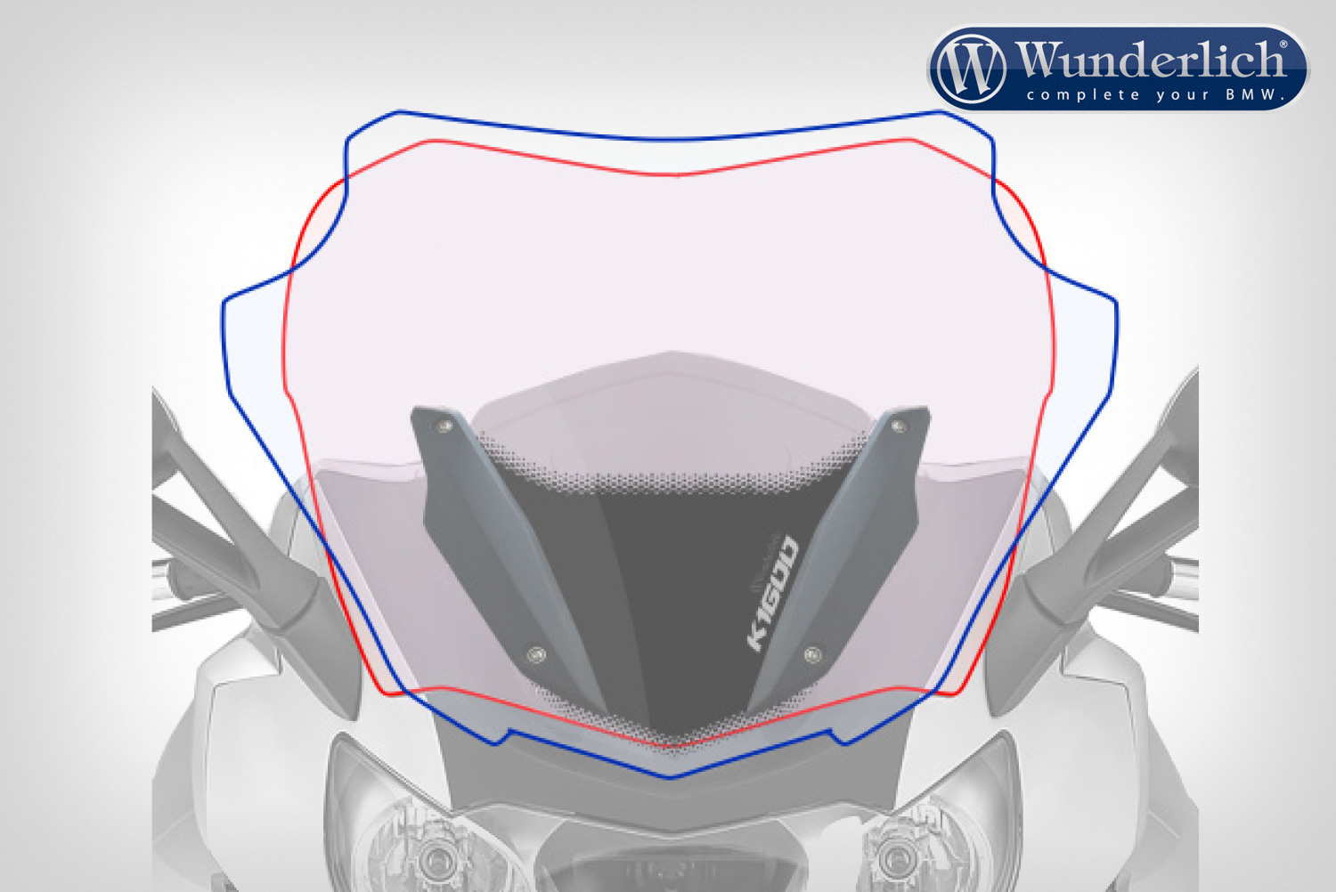 Wunderlich Windscherm Marathon K 1600 foto 6