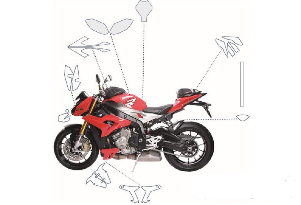 Wunderlich S 1000 R Tankbeschermfolie