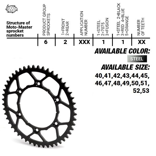 REAR STEEL ULTRALIGHT 50T, 520