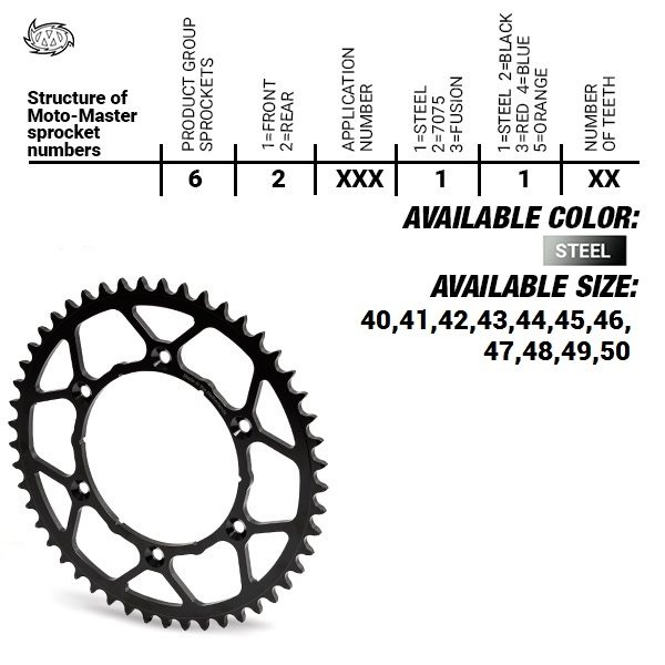 REAR STEEL ULTRALIGHT 48T, 420
