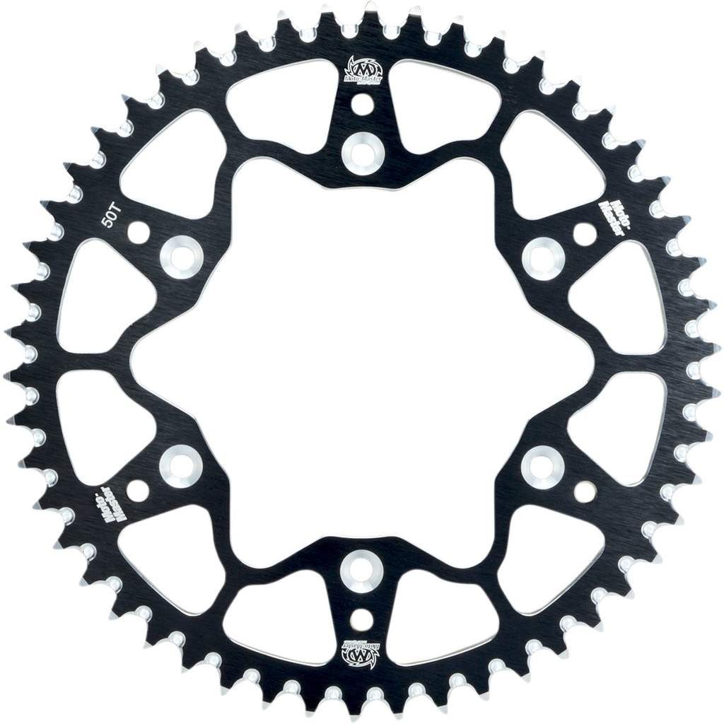 REAR ALU 45T, BLACK, 420