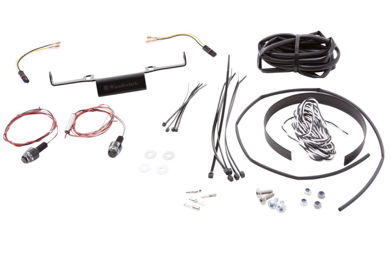 Knipperlichtset mo.blaze pin voor Wunderlich kentekenplaathouder - 220mm foto 3