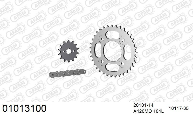 420MO 104 ARS (CLIP) & SPROCKETS