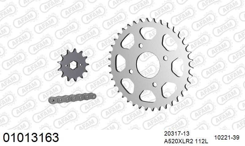 520XLR2 112 ARS (CLIP) & SPROCKETS