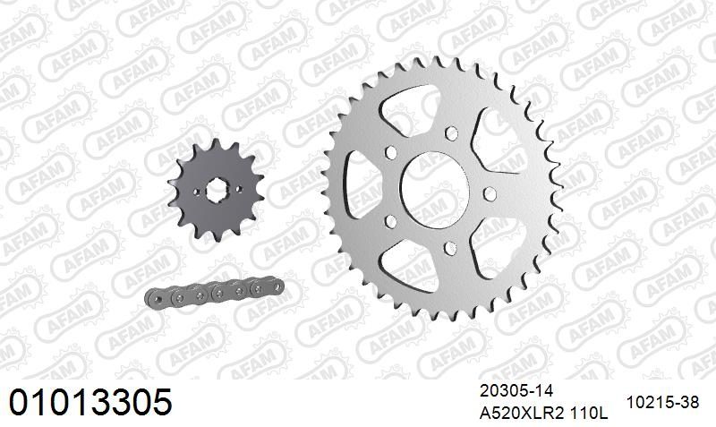 520XLR2 110 ARS (CLIP) & SPROCKETS